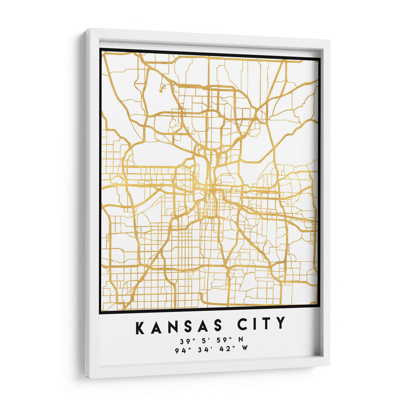 Kansas City, 1 Mapas 2 46 - Emiliano Deificus | Cuadro decorativo de Canvas Lab