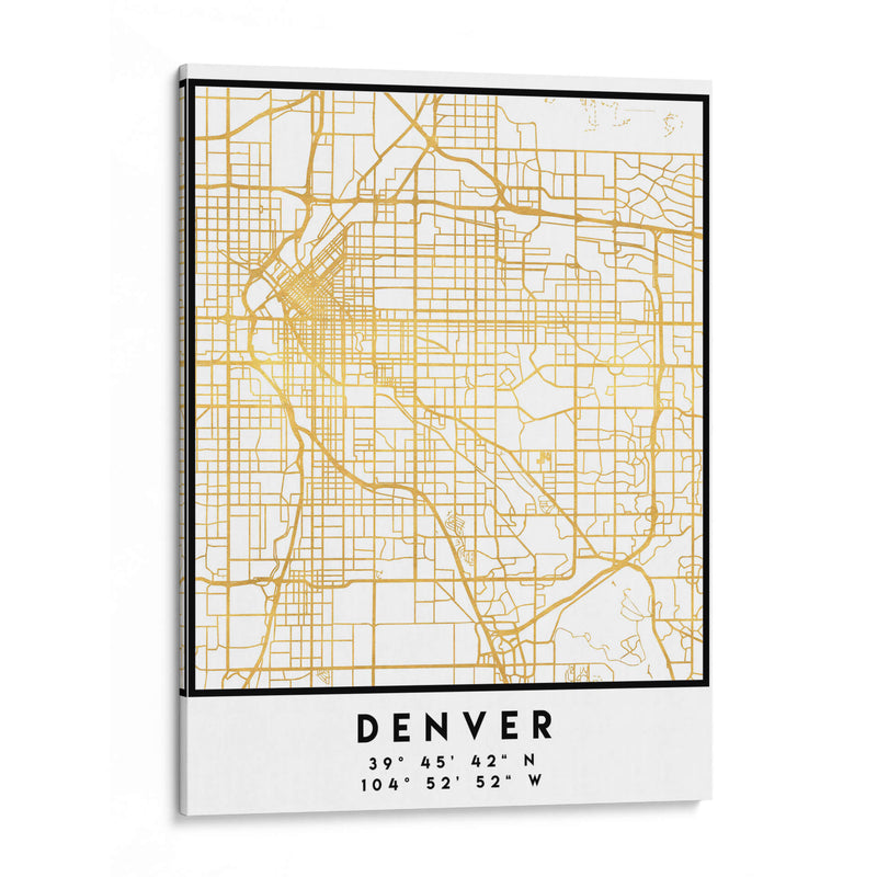 Denver, 1 Mapas 2 45 - Emiliano Deificus | Cuadro decorativo de Canvas Lab