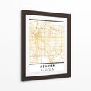 Denver, 1 Mapas 2 45 - Emiliano Deificus | Cuadro decorativo de Canvas Lab