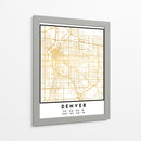 Denver, 1 Mapas 2 45 - Emiliano Deificus | Cuadro decorativo de Canvas Lab