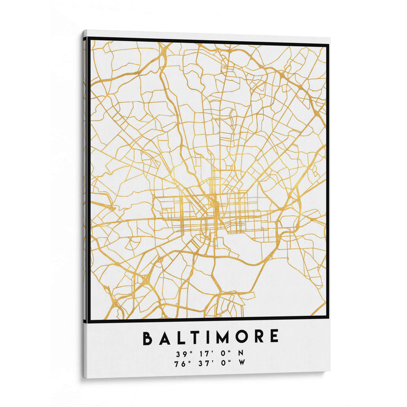 Baltimore, 1 Mapas 2 44 - Emiliano Deificus | Cuadro decorativo de Canvas Lab