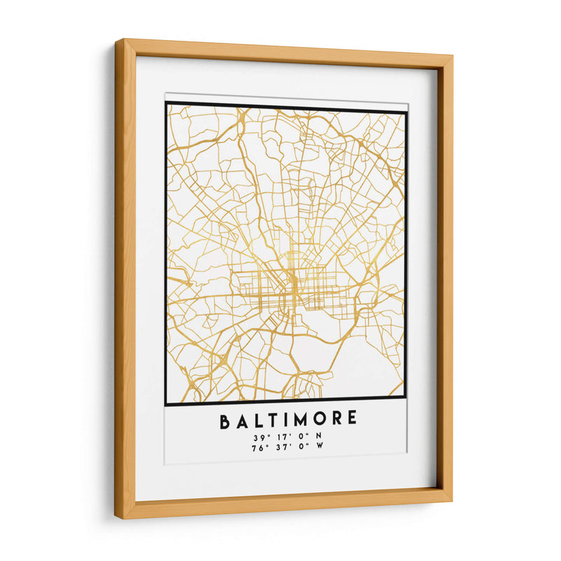 Baltimore, 1 Mapas 2 44 - Emiliano Deificus | Cuadro decorativo de Canvas Lab