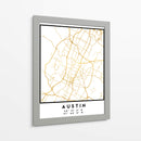 Austin, 1 Mapas 2 43 - Emiliano Deificus | Cuadro decorativo de Canvas Lab