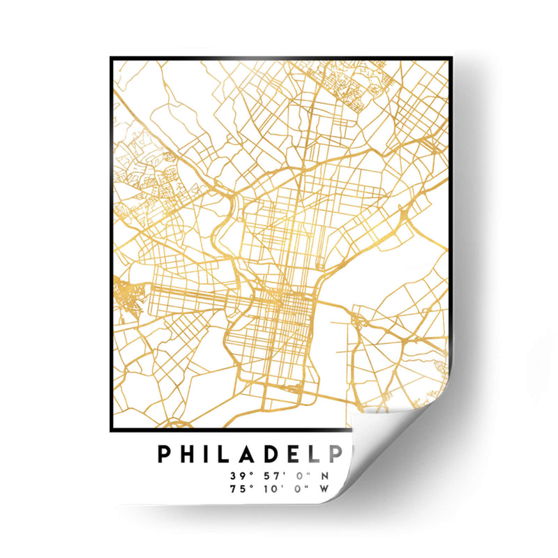 Filadelfia, 1 Mapas 2 42 - Emiliano Deificus | Cuadro decorativo de Canvas Lab