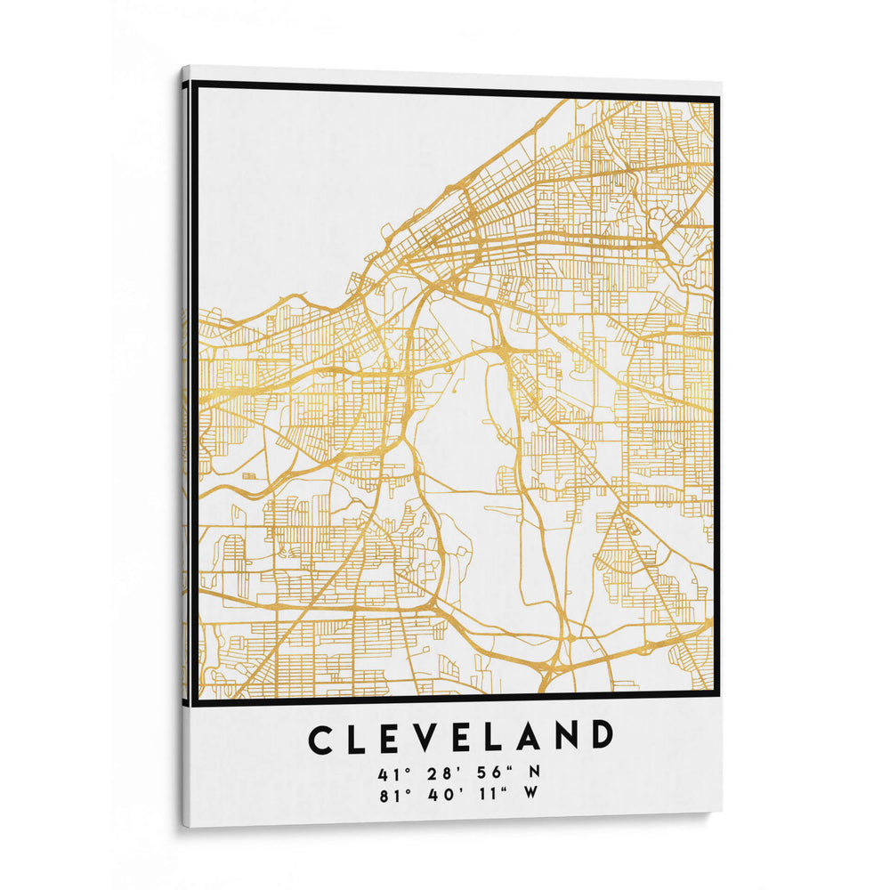 Cleveland, 1 Mapas 2 41 - Emiliano Deificus | Cuadro decorativo de Canvas Lab