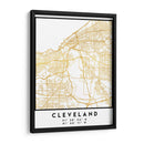 Cleveland, 1 Mapas 2 41 - Emiliano Deificus | Cuadro decorativo de Canvas Lab