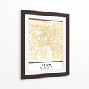 Lyon, 1 Mapas 2 36 - Emiliano Deificus | Cuadro decorativo de Canvas Lab