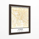 Lyon, 1 Mapas 2 36 - Emiliano Deificus | Cuadro decorativo de Canvas Lab