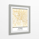 Lyon, 1 Mapas 2 36 - Emiliano Deificus | Cuadro decorativo de Canvas Lab