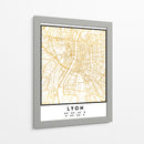 Lyon, 1 Mapas 2 36 - Emiliano Deificus | Cuadro decorativo de Canvas Lab