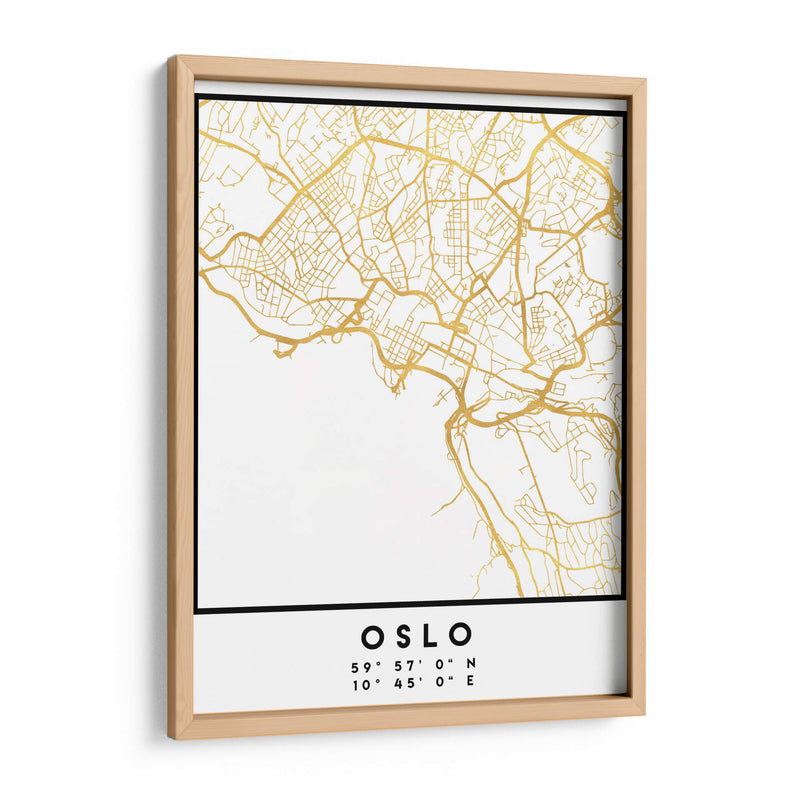 Oslo, 1 Mapas 2 34 - Emiliano Deificus | Cuadro decorativo de Canvas Lab