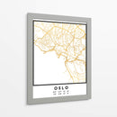 Oslo, 1 Mapas 2 34 - Emiliano Deificus | Cuadro decorativo de Canvas Lab