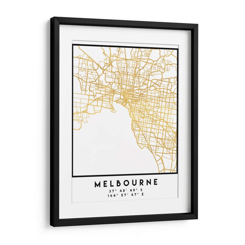 Melbourne, 1 Mapas 2 32 - Emiliano Deificus | Cuadro decorativo de Canvas Lab
