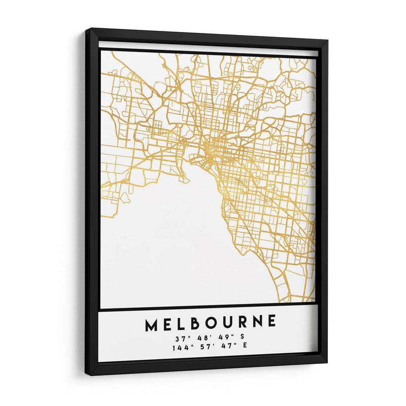 Melbourne, 1 Mapas 2 32 - Emiliano Deificus | Cuadro decorativo de Canvas Lab