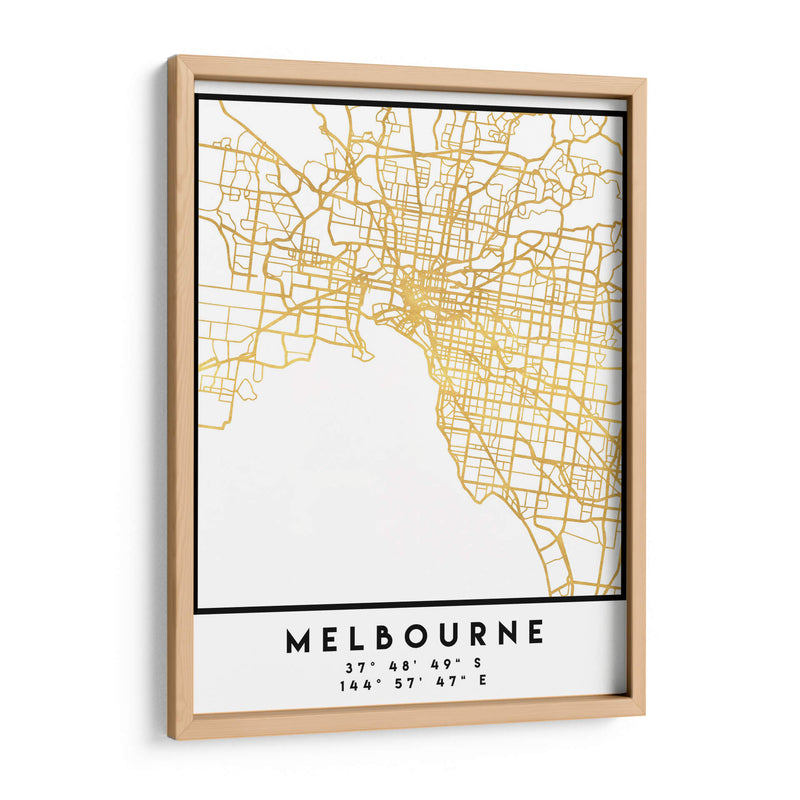 Melbourne, 1 Mapas 2 32 - Emiliano Deificus | Cuadro decorativo de Canvas Lab