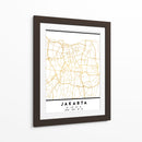 Jakarta, 1 Mapas 2 31 - Emiliano Deificus | Cuadro decorativo de Canvas Lab