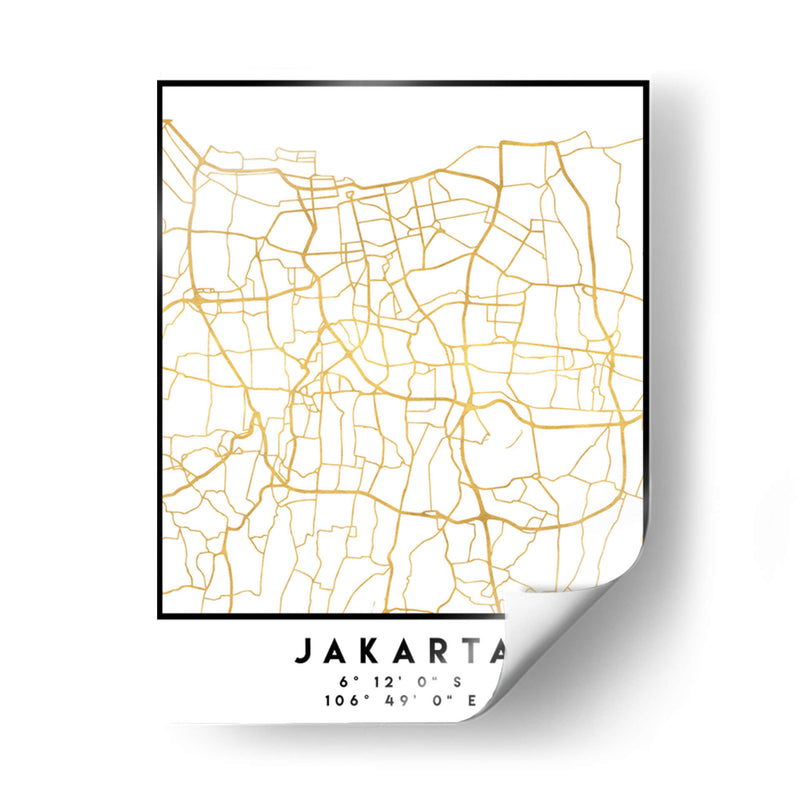 Jakarta, 1 Mapas 2 31 - Emiliano Deificus | Cuadro decorativo de Canvas Lab