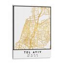 Tel Aviv, 1 Mapas 2 30 - Emiliano Deificus | Cuadro decorativo de Canvas Lab
