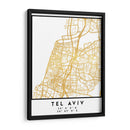 Tel Aviv, 1 Mapas 2 30 - Emiliano Deificus | Cuadro decorativo de Canvas Lab