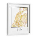 Tel Aviv, 1 Mapas 2 30 - Emiliano Deificus | Cuadro decorativo de Canvas Lab
