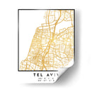Tel Aviv, 1 Mapas 2 30 - Emiliano Deificus | Cuadro decorativo de Canvas Lab