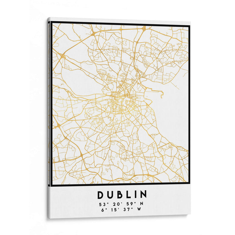 Dublin, 1 Mapas 2 25 - Emiliano Deificus | Cuadro decorativo de Canvas Lab