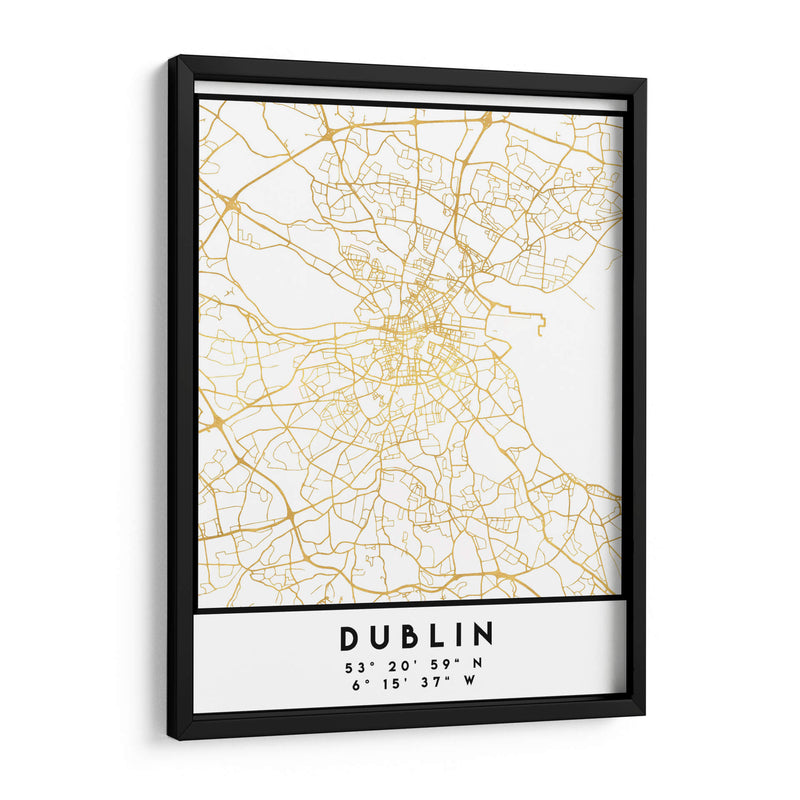 Dublin, 1 Mapas 2 25 - Emiliano Deificus | Cuadro decorativo de Canvas Lab