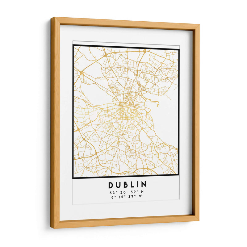 Dublin, 1 Mapas 2 25 - Emiliano Deificus | Cuadro decorativo de Canvas Lab