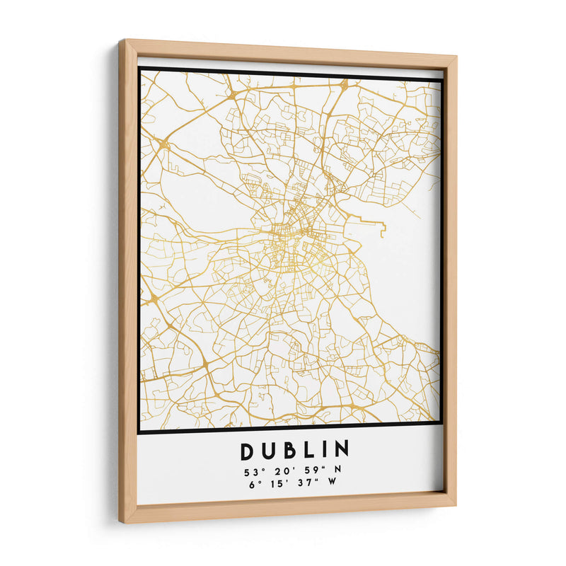 Dublin, 1 Mapas 2 25 - Emiliano Deificus | Cuadro decorativo de Canvas Lab