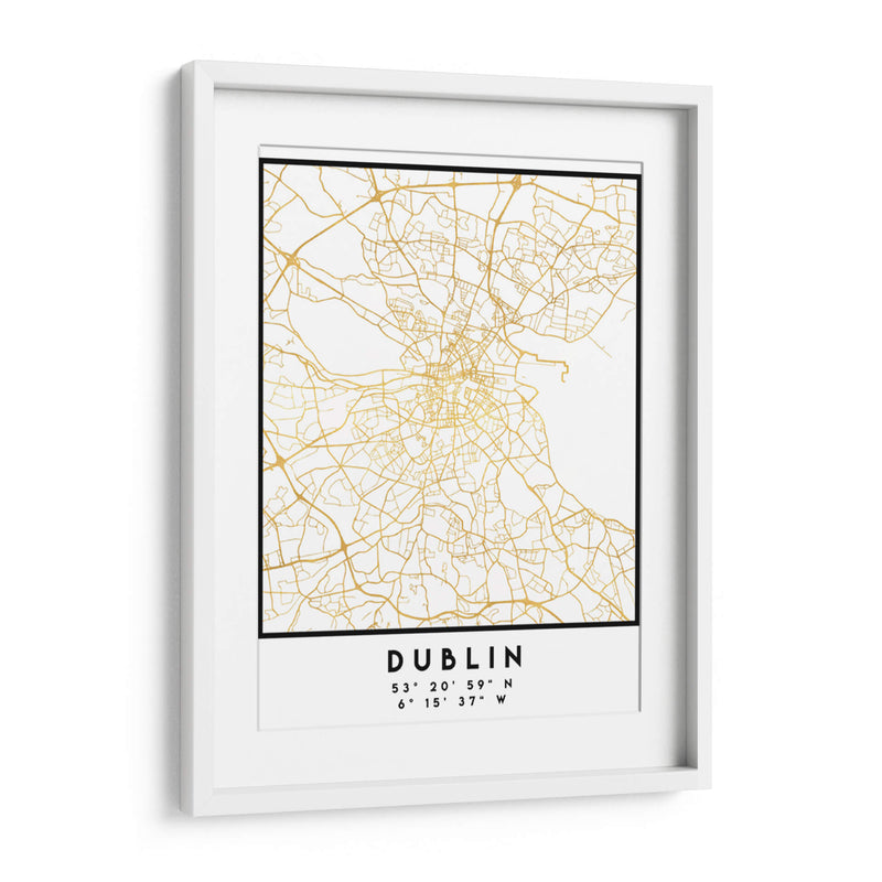 Dublin, 1 Mapas 2 25 - Emiliano Deificus | Cuadro decorativo de Canvas Lab