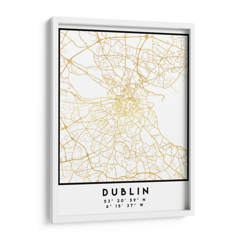 Dublin, 1 Mapas 2 25 - Emiliano Deificus | Cuadro decorativo de Canvas Lab