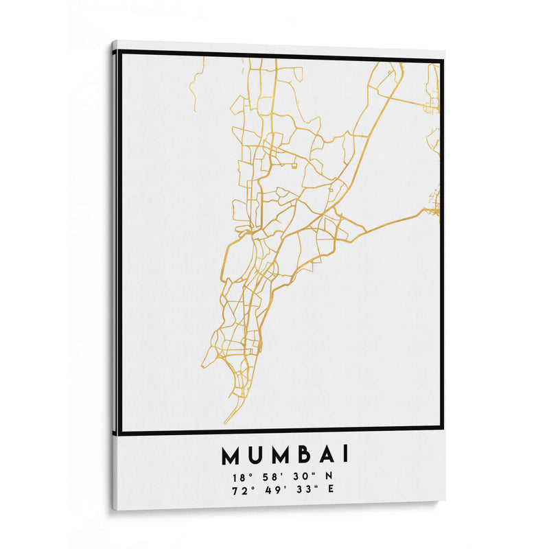 Mumbai, 1 Mapas 2 24 - Emiliano Deificus | Cuadro decorativo de Canvas Lab