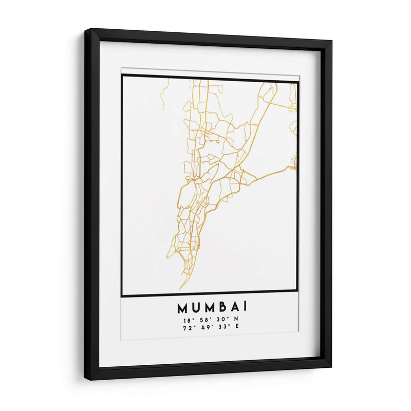 Mumbai, 1 Mapas 2 24 - Emiliano Deificus | Cuadro decorativo de Canvas Lab