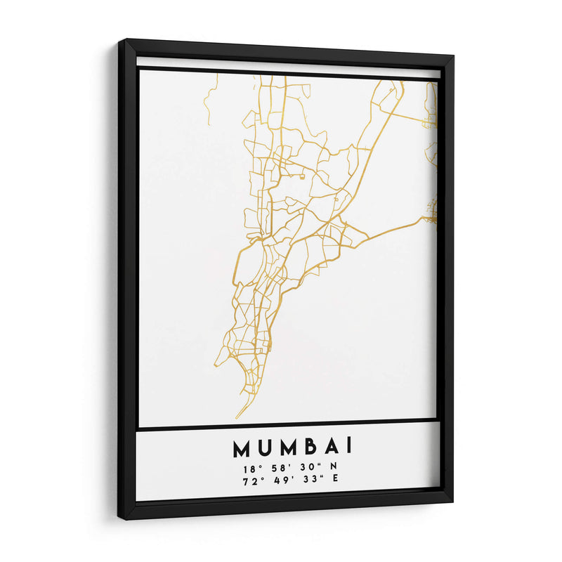 Mumbai, 1 Mapas 2 24 - Emiliano Deificus | Cuadro decorativo de Canvas Lab