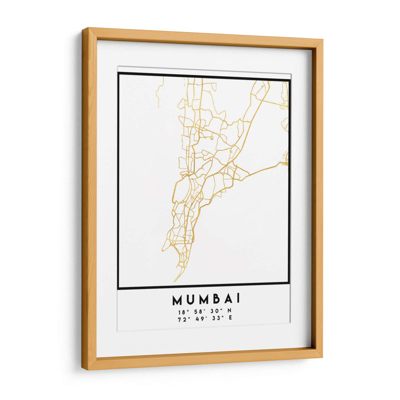 Mumbai, 1 Mapas 2 24 - Emiliano Deificus | Cuadro decorativo de Canvas Lab