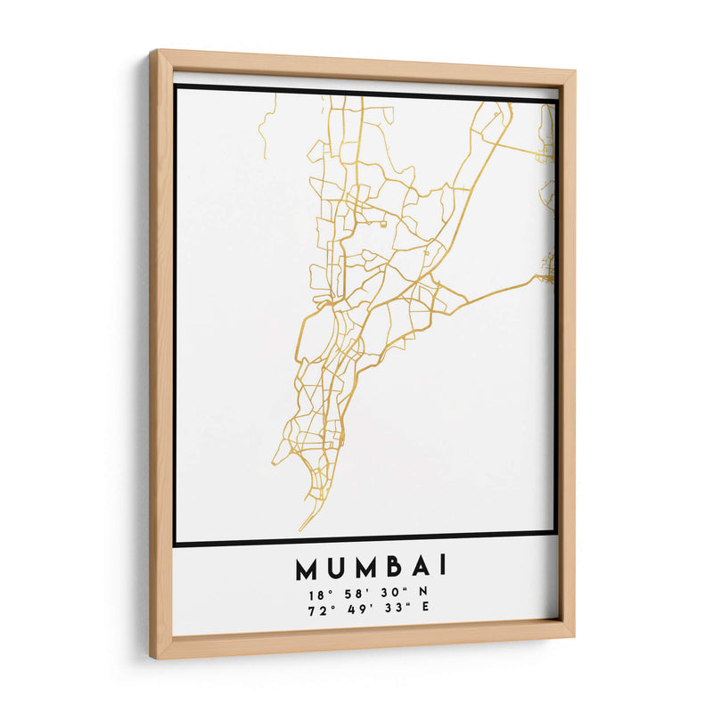 Mumbai, 1 Mapas 2 24 - Emiliano Deificus | Cuadro decorativo de Canvas Lab