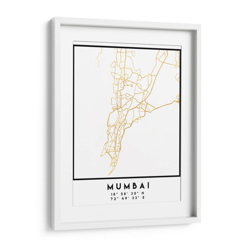 Mumbai, 1 Mapas 2 24 - Emiliano Deificus | Cuadro decorativo de Canvas Lab