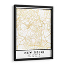 Nueva Delhi, 1 Mapas 2 23 - Emiliano Deificus | Cuadro decorativo de Canvas Lab