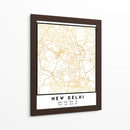 Nueva Delhi, 1 Mapas 2 23 - Emiliano Deificus | Cuadro decorativo de Canvas Lab