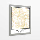 Nueva Delhi, 1 Mapas 2 23 - Emiliano Deificus | Cuadro decorativo de Canvas Lab