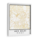 Nueva Delhi, 1 Mapas 2 23 - Emiliano Deificus | Cuadro decorativo de Canvas Lab