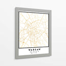 Varsovia, 1 Mapas 2 22 - Emiliano Deificus | Cuadro decorativo de Canvas Lab