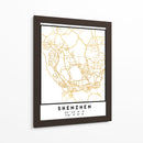Shenzhen, 1 Mapas 2 21 - Emiliano Deificus | Cuadro decorativo de Canvas Lab
