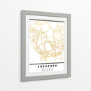 Shenzhen, 1 Mapas 2 21 - Emiliano Deificus | Cuadro decorativo de Canvas Lab