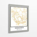 Shenzhen, 1 Mapas 2 21 - Emiliano Deificus | Cuadro decorativo de Canvas Lab