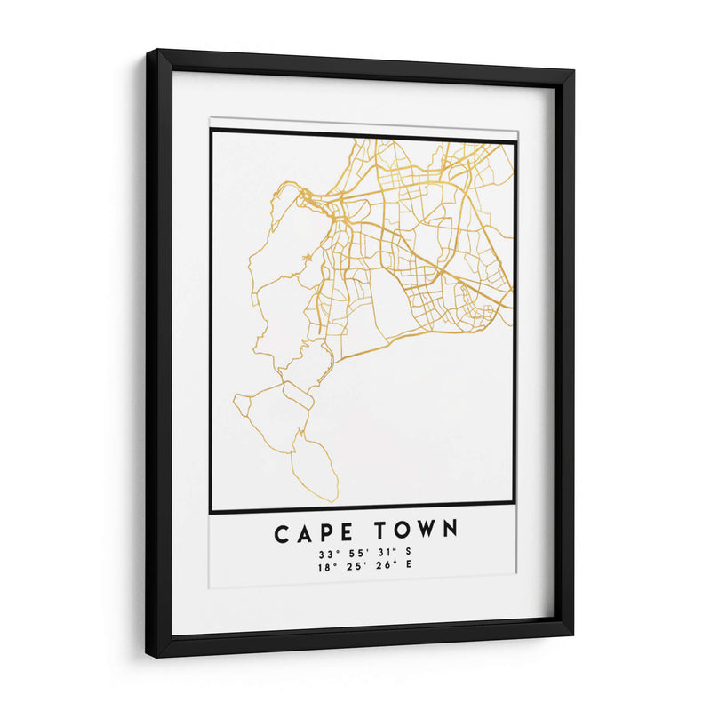 Cape Town, 1 Mapas 2 19 - Emiliano Deificus | Cuadro decorativo de Canvas Lab