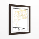 Cape Town, 1 Mapas 2 19 - Emiliano Deificus | Cuadro decorativo de Canvas Lab