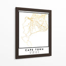 Cape Town, 1 Mapas 2 19 - Emiliano Deificus | Cuadro decorativo de Canvas Lab