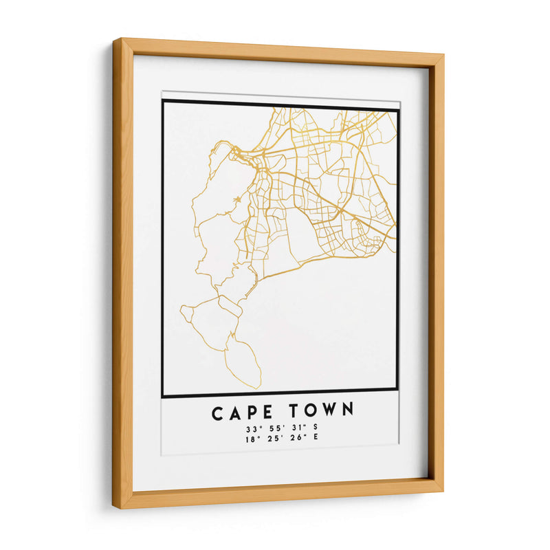 Cape Town, 1 Mapas 2 19 - Emiliano Deificus | Cuadro decorativo de Canvas Lab