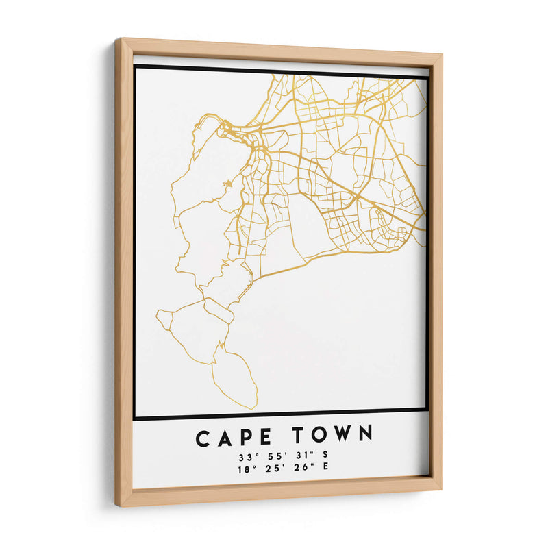 Cape Town, 1 Mapas 2 19 - Emiliano Deificus | Cuadro decorativo de Canvas Lab
